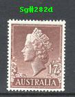 Sg#282d Scott#301 1/7d Brown QEII [1957]