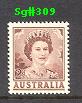 Sg#309 Scott#315 2d Brown QEII Definitive