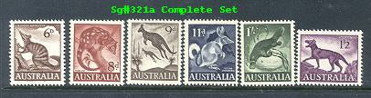 Sg#316-21 ANIMALS Set of 6