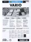 Vario [Lighthouse] Stock Sheets 5 pcs CLEAR Single Sided