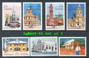 Sg#849-55 Scott#832-38 Post Offices [7]