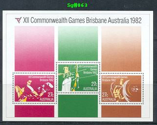 Sg#863 Scott#844a 1982 Games