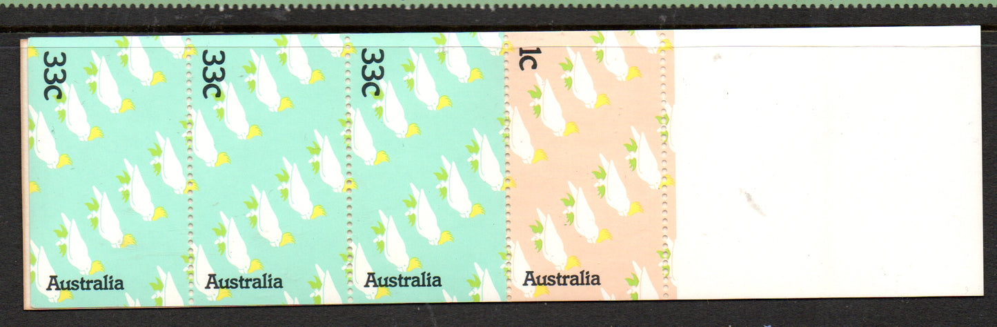 Sg#970a Scott#948a Cockatoo Bklt Pane