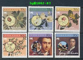 Sg#1002-07 Scott#976-81 Australian Bicentennial IV