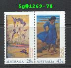 Sg#1269-70 Scott#1191-92 Heidelberg Paintings[2]