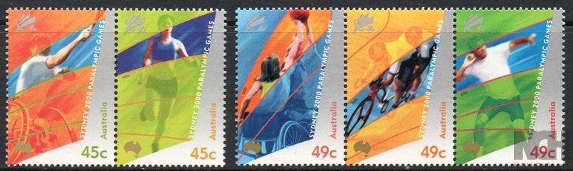 Sg#1990-94 Scott#1848-51 Paralympic Games