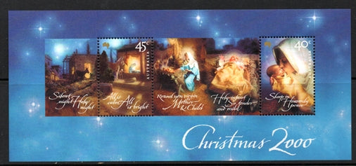 Sg#2058 Scott#1923a 2000 Christmas Sheetlet