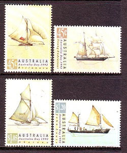 Sg#1333-36 Scott#1249-52 Australia Day 1992