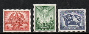 Sg#1542-44 Scott#1456-58 1945 Peace Anniversary