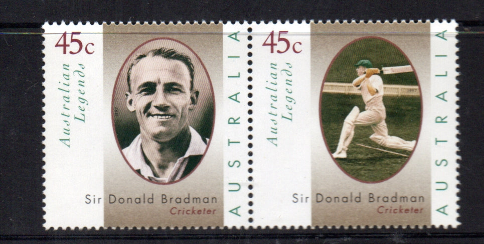 Sg#1663a Scott#1576a Sir Donald Bradman