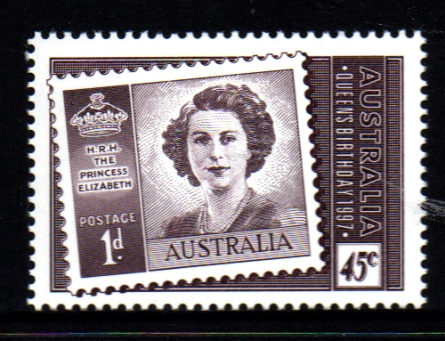 Sg#1691 Scott#1595 QEII Birthday 1997